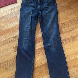 Burberry Dark Blue Straight Leg Jeans